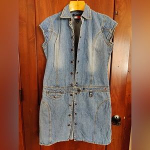 Vintage Tommy Hilfiger Sleeveless Jean Dress.